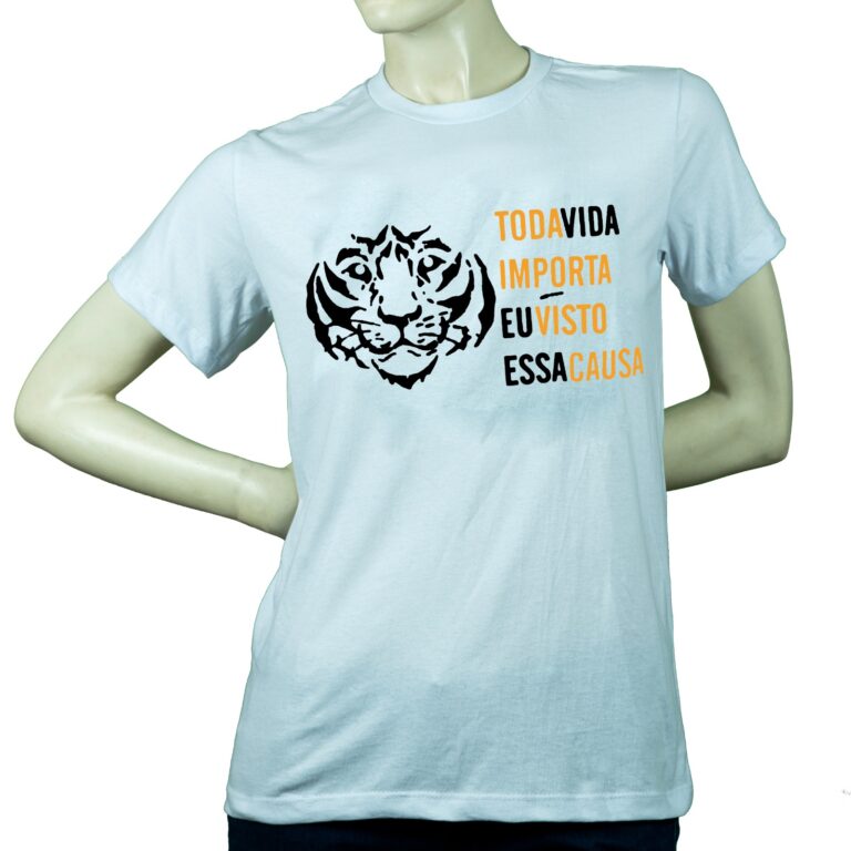 Camiseta-Tigre-Contorno-Branca