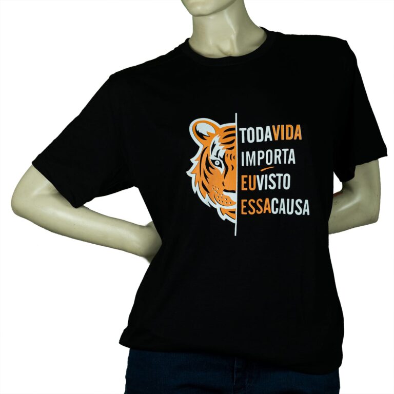 Camiseta-Tigre-lateral-Preta