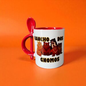 Caneca Família Urso Vermelha