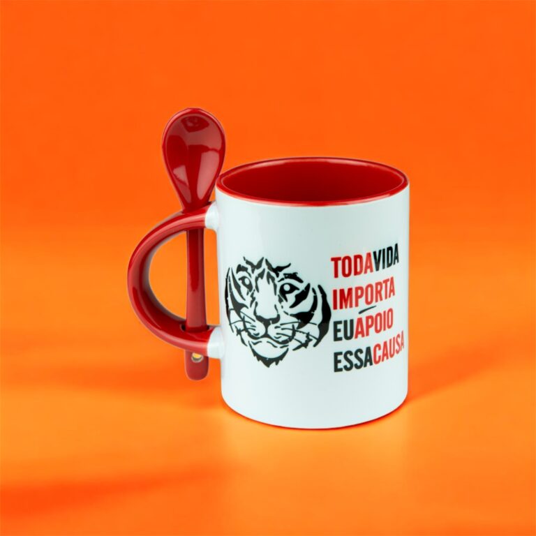 Caneca Tigres - Toda Vida Importa - Amarelo