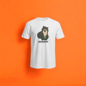 Camiseta Yahrann Colorido - Branca - Manga Curta