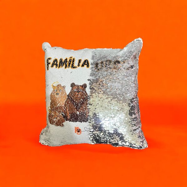 Almofada Família Urso Prata