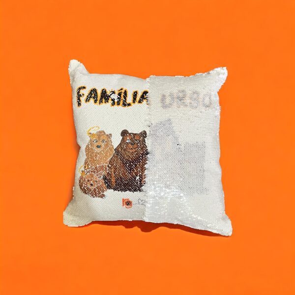 Almofada Família Urso Branca