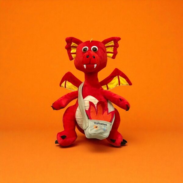 Dragão de Pelúcia Vermelho