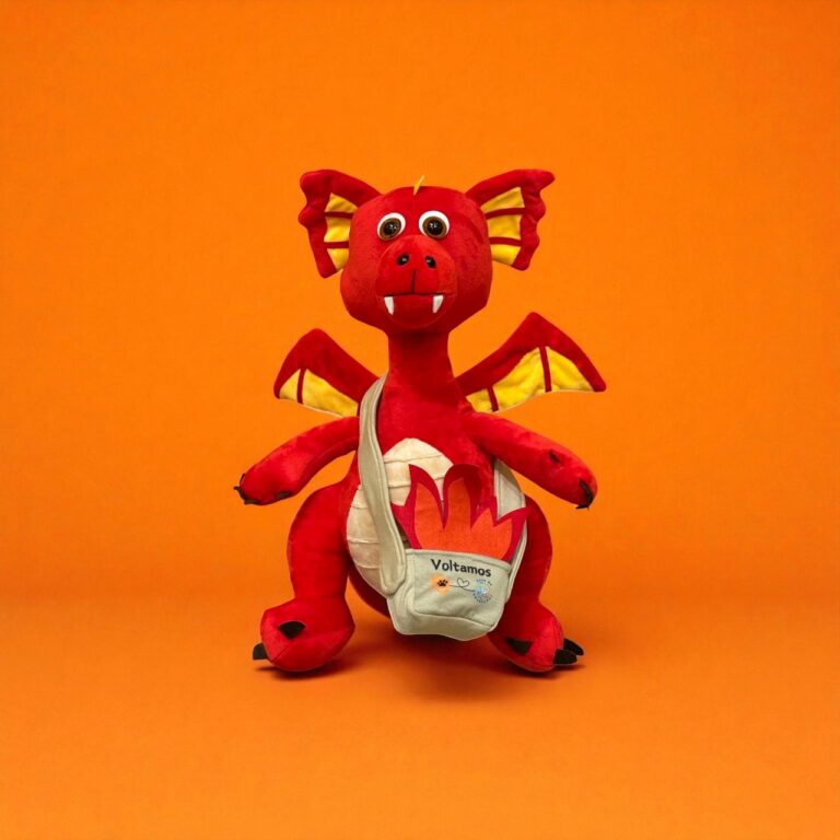 Dragão de Pelúcia Azul