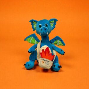 Dragão de Pelúcia Azul