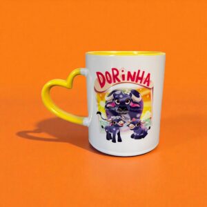 Caneca Dorinha e Filhas Amarela