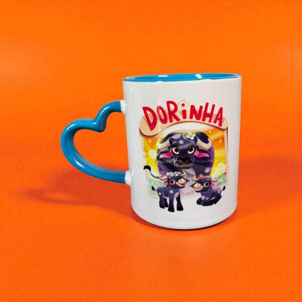 Caneca Dorinha e Filhas Azul