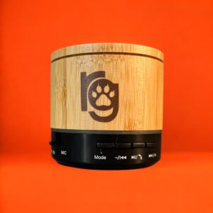 Caixa de Som Madeira (vista frontal)