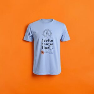 Camiseta Aceite Confie Siga! Branca