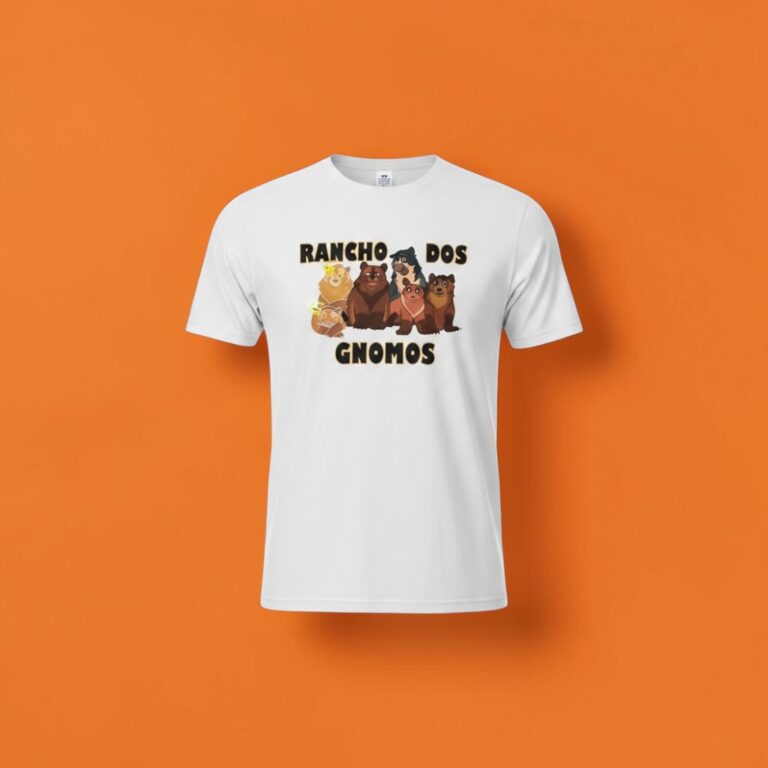 Camiseta Rancho dos Gnomos - Família Urso