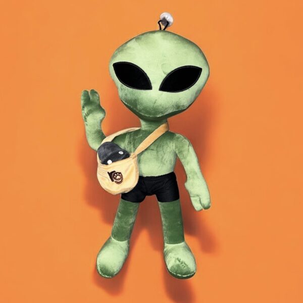 ET de pelúcia em pé (frontal com ventosa)